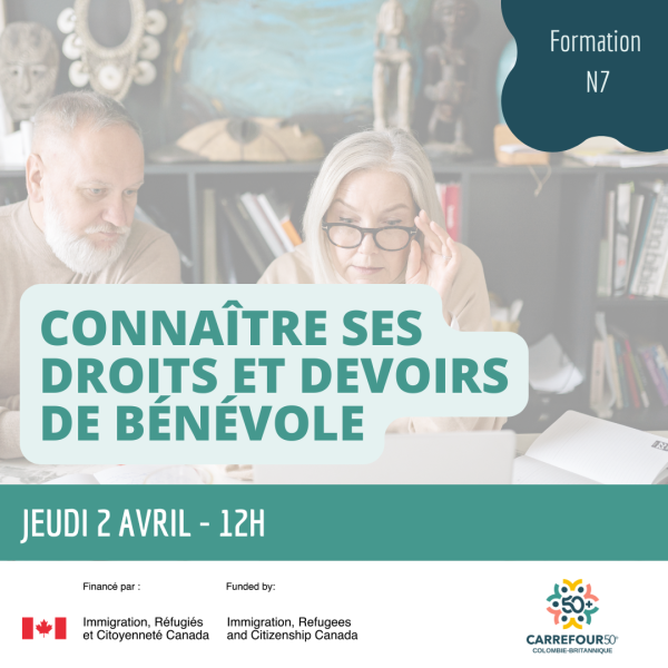 Bénévoles 50+ - Connaître ses droits et devoirs de bénévole